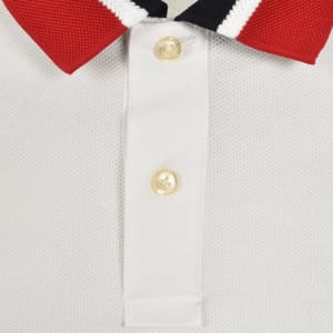 Image number 4 for Tommy Hilfiger Herringbone Collar Polo White