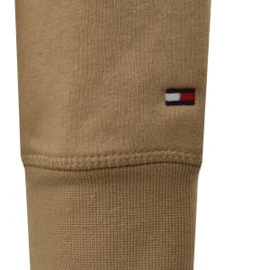 Image number 4 for Tommy Hilfiger Logo Hoodie Brown