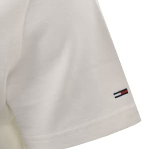 Image number 4 for Tommy Jeans Photo Flag T Shirt Ecru