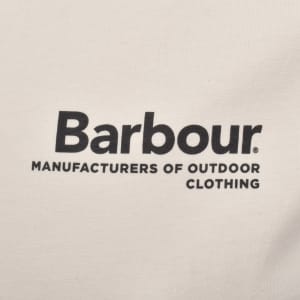 Image number 4 for Barbour Windfell Graphic T Shirt Beige