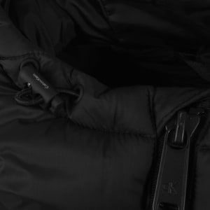 Image number 4 for Calvin Klein Jeans Logo Puffer Jacket Black