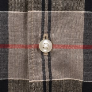 Image number 5 for Barbour Gordon Short Sleeved Shirt Beige