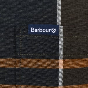Image number 4 for Barbour Douglas Short Sleeved Shirt Green