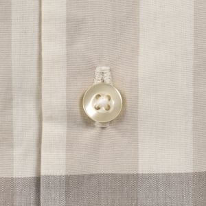 Image number 5 for Barbour Harris Check Long Sleeved Shirt Beige