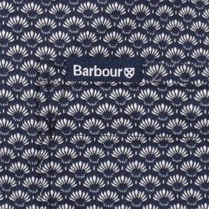 Image number 4 for Barbour Shell Short Sleeve Tailored Shirt Navy