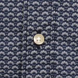 Image number 5 for Barbour Shell Short Sleeve Tailored Shirt Navy