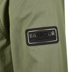 Image number 4 for Barbour International Warren Overshirt Green