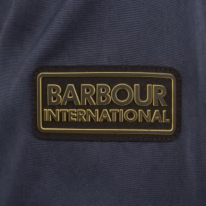 Image number 4 for Barbour International Coil Overshirt Navy