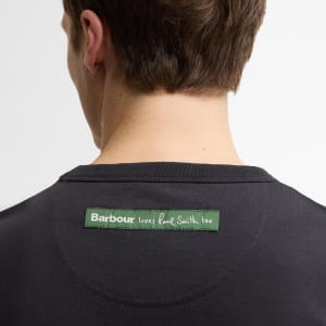 Image number 4 for Barbour X Paul Smith Flask T Shirt Dark Navy