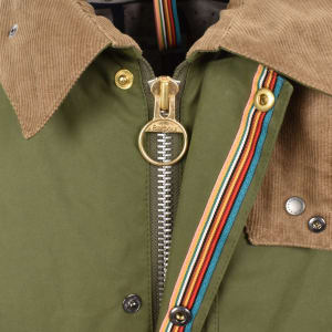 Image number 4 for Barbour X Paul Smith Sugarlump Bedale Jacket Green