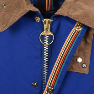 Image number 4 for Barbour X Paul Smith Sugarlump Bedale Jacket Blue