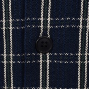 Image number 4 for Farah Wallasey Check Overshirt Navy