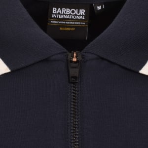 Image number 4 for Barbour International Panter Interlock Polo Navy