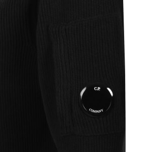 Image number 4 for CP Company Knit Polo T Shirt Black