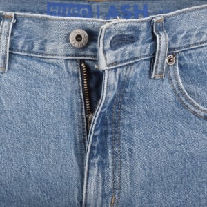 Image number 5 for HUGO Blue Slim Fit Ash Light Wash Blue Jeans