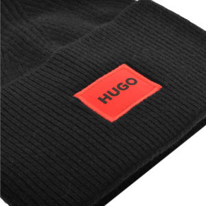 Image number 4 for HUGO Xaff 6 Beanie Hat Black