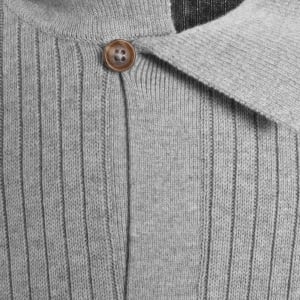 Image number 4 for Ralph Lauren Knit Polo T Shirt Grey