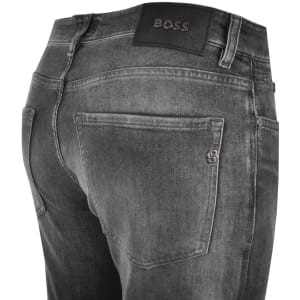 Image number 4 for BOSS Delaware Slim Fit Jeans Grey