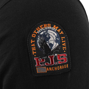 Image number 4 for Parajumpers Oberon Polo T Shirt Black