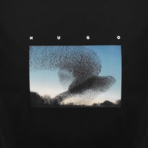 Image number 4 for HUGO Dorizon Crew Neck T Shirt Black