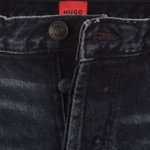 Image number 5 for HUGO 634 Tapered Fit Jeans Medium Blue