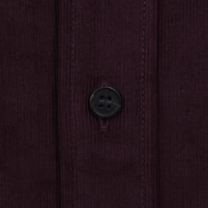 Image number 4 for Fred Perry Needle Corduroy Shirt Burgundy
