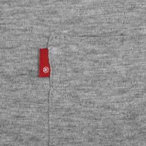 Image number 4 for Levis Original Classic Pocket T Shirt Grey