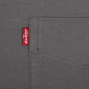 Image number 4 for Levis Original Classic Pocket T Shirt Grey