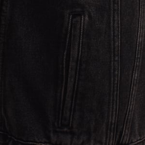 Image number 4 for Levis Denim Sherpa Trucker Jacket Black
