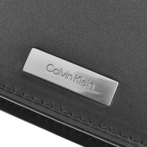 Image number 4 for Calvin Klein Plaque Billfold Wallet Black