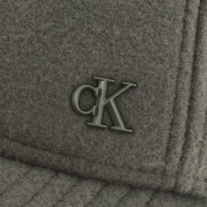 Image number 4 for Calvin Klein Felt Cap Dark Grey