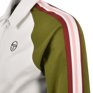 Image number 5 for Sergio Tacchini Renshaw Track Top Cream