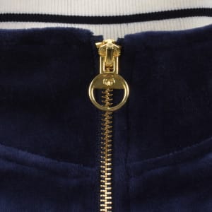 Image number 4 for Sergio Tacchini Court Velour Track Top Bllue