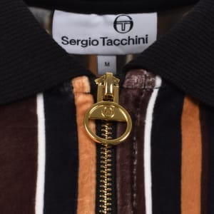 Image number 4 for Sergio Tacchini Lomazzo Velour Polo Black