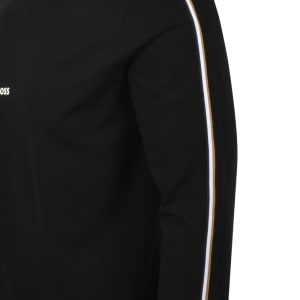 Image number 5 for BOSS Unique Long Sleeve T Shirt Black