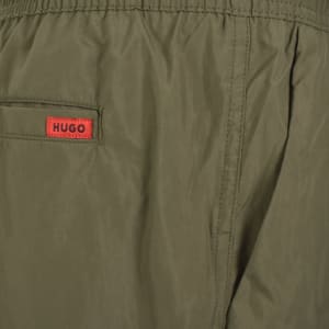 Image number 4 for HUGO Dominica Swim Shorts Dark Green
