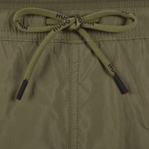 Image number 5 for HUGO Dominica Swim Shorts Dark Green