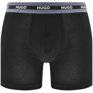 Image number 4 for HUGO 3 Pack Boxer Briefs Black