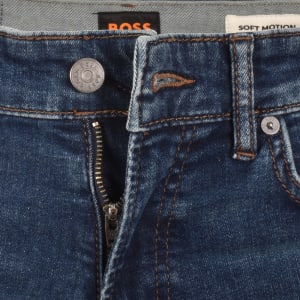 Image number 5 for BOSS Onyx Slim Tapered Fit Jeans Blue