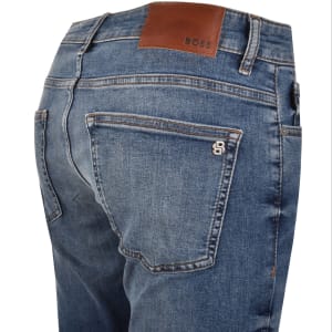 Image number 4 for BOSS Delaware Slim Fit Jeans Blue