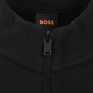 Image number 4 for BOSS Pe Hive Quarter Zip Sweatshirt Black