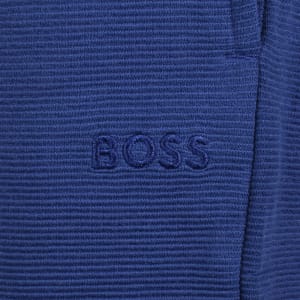 Image number 4 for BOSS Rib Shorts Medium Blue