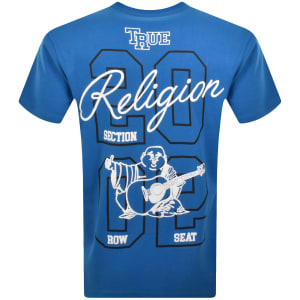 Image number 5 for True Religion University T Shirt Blue