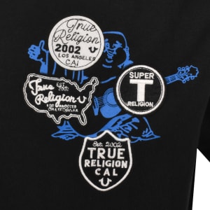 Image number 4 for True Religion University T Shirt Black