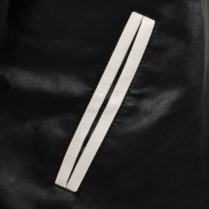 Image number 5 for True Religion Retro Varsity Jacket Jet Black