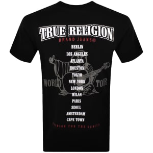Image number 5 for True Religion Flock Buddha T Shirt Black