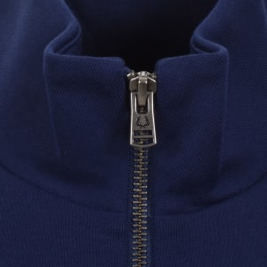 Image number 4 for Fred Perry Zip Through Sweatshirt Navy