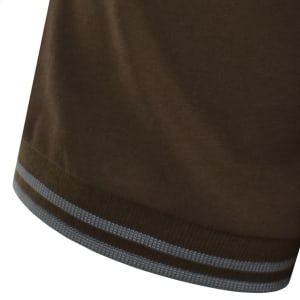 Image number 4 for Fred Perry Twin Tipped T Shirt Brown