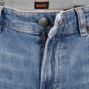 Image number 5 for BOSS Re Maine Regular Fit Jeans Light Blue
