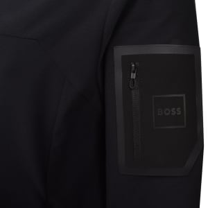 Image number 4 for BOSS Tour Waffle Overshirt Black